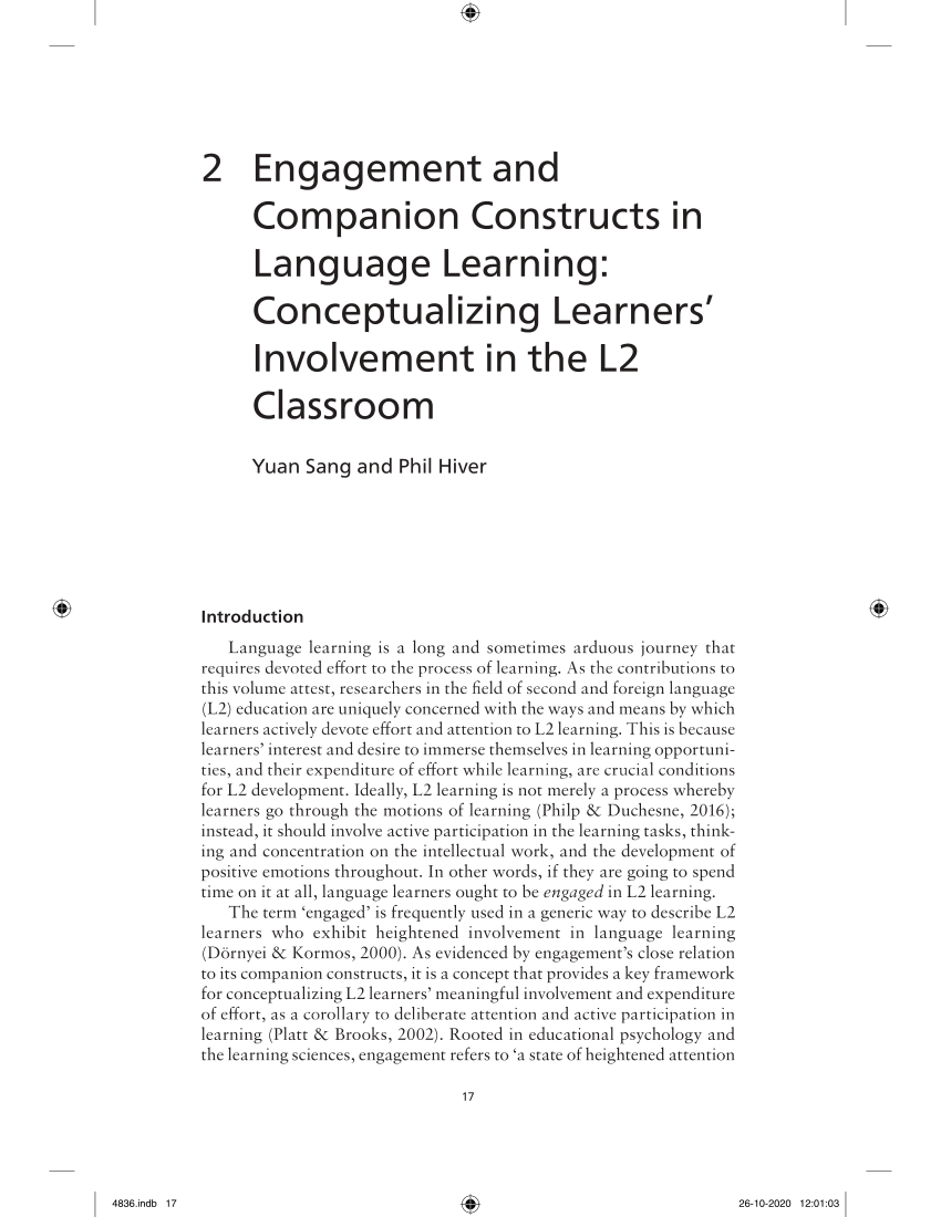 The Key to Fluency: Unlocking the Power of Engagement in Language Learning